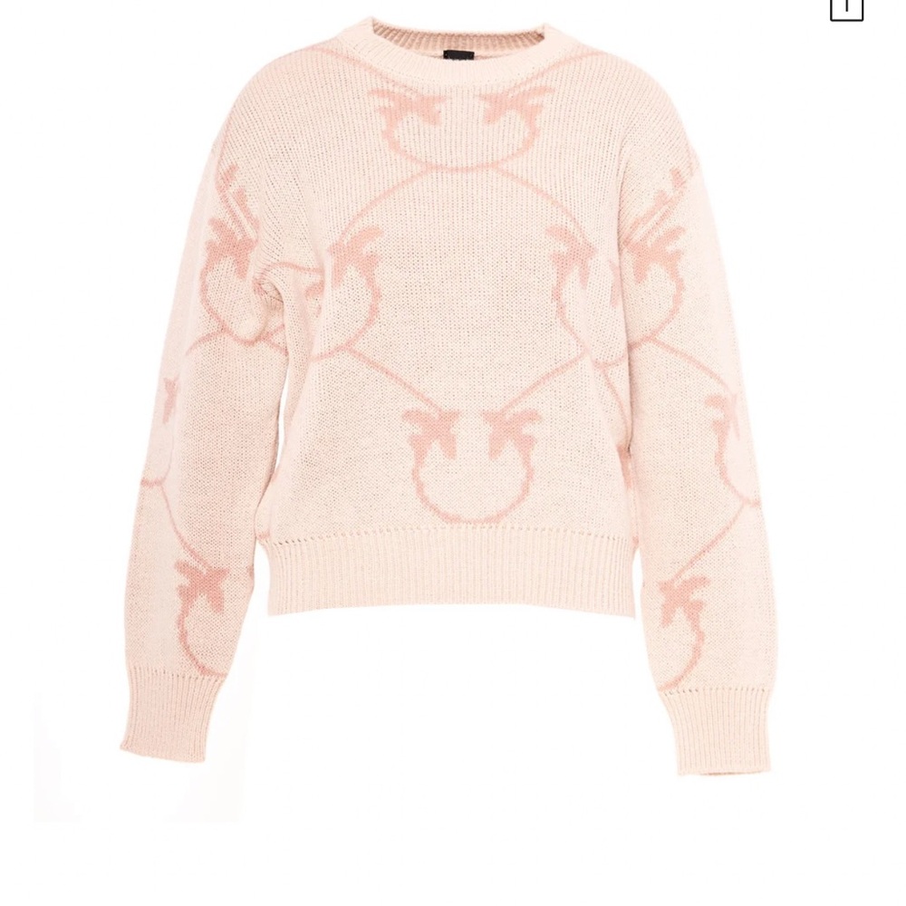 Women's Pink Patterned Sweater